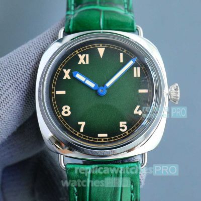 Replica Panerai Radiomir Green Dial Men 47MM Automatic Movement Stainless Steel Case Watch